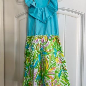 Girls Lilly Pulitzer Elephant Ears Dress Size 8